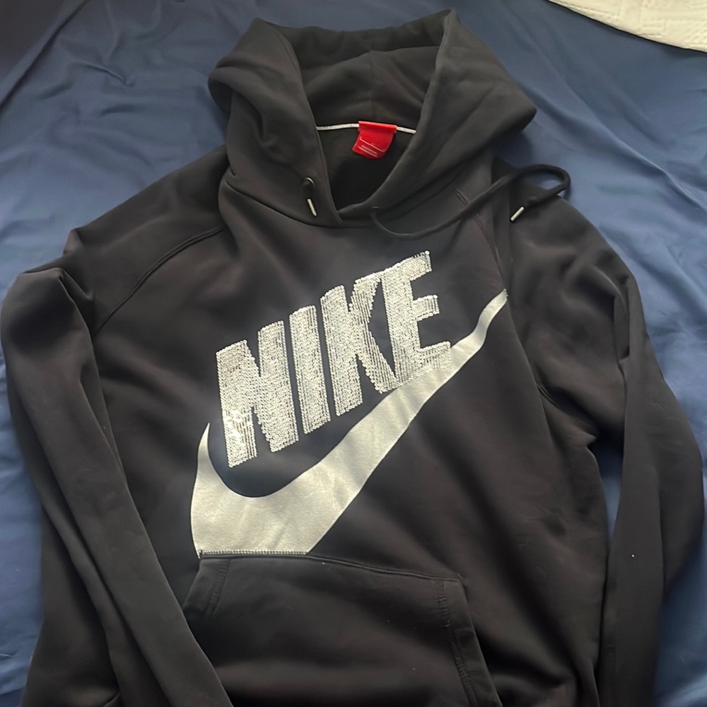 Like new Nike Sequins hoodie size L